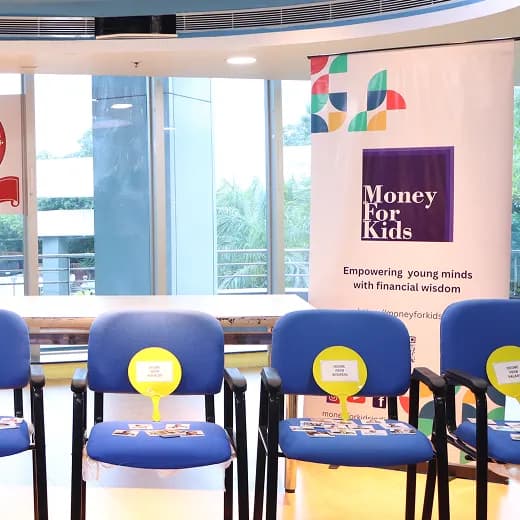 Money for Kids workshop setting